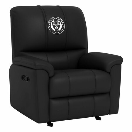 DREAMSEAT Rocker Recliner with Philadelphia Union Alternate Logo XZ52031CDRRBLK-PSMLS90047